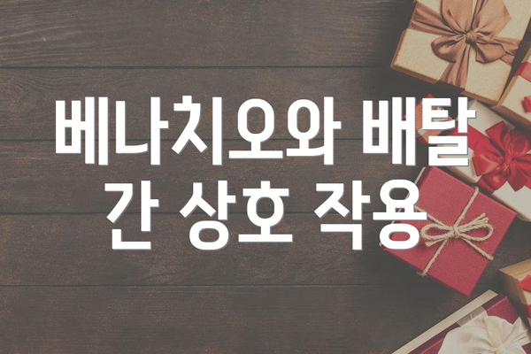 베나치오와 배탈 간 상호 작용
