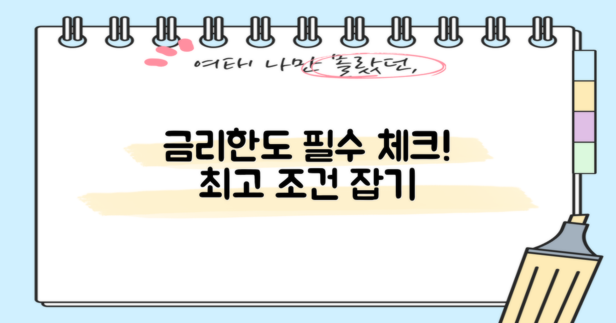 금리, 한도 꼼꼼히 비교하세요!