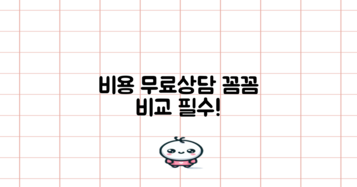 비용, 무료상담 꼼꼼히 따져보세요