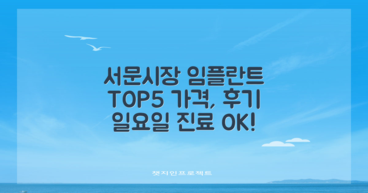 서문시장역 임플란트 TOP5: 가격, 후기, 일요일 진료 정보를 한눈에!