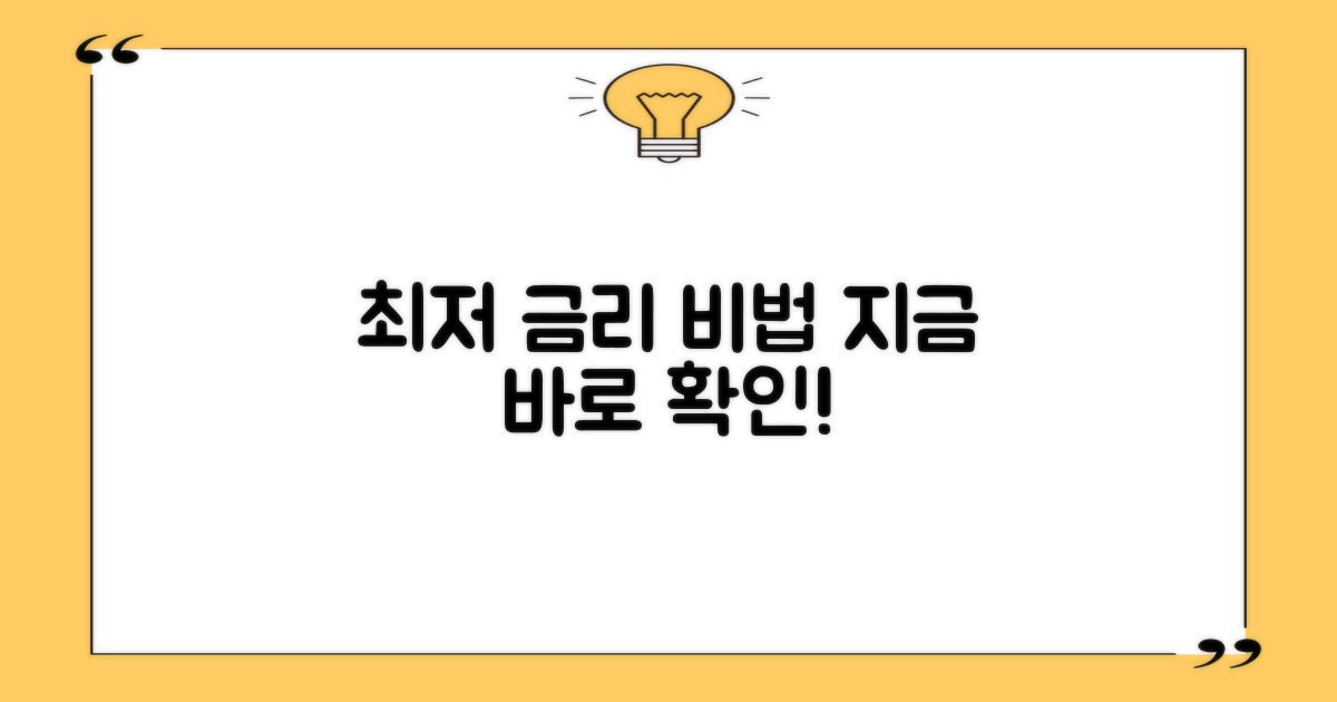 최저 금리, 어떻게 받을 수 있을까?